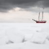 Zeilschip Noorderlicht in Ymerbukta, Spitsbergen